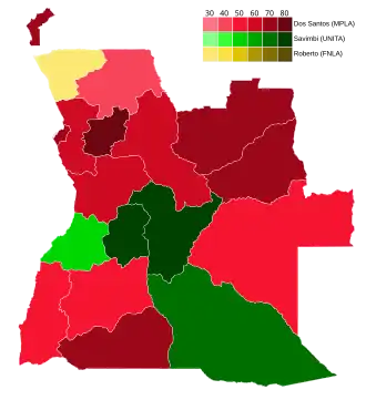 Elecciones generales de Angola de 1992