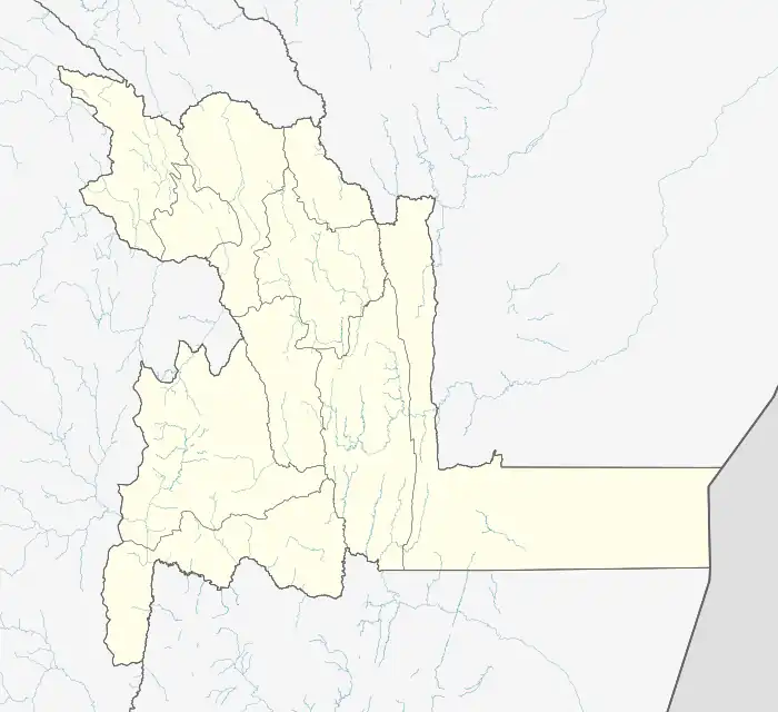 Monteagudo ubicada en Departamento de Chuquisaca