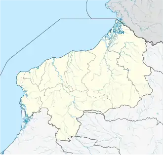 Muisne ubicada en Esmeraldas (Ecuador)