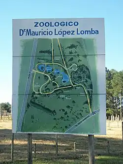 Mapa interno del Zoológico
