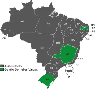 Elecciones presidenciales de Brasil de 1930