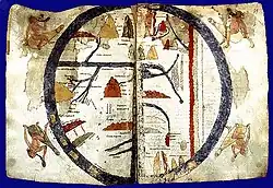 Mapa beatino del s. XII.