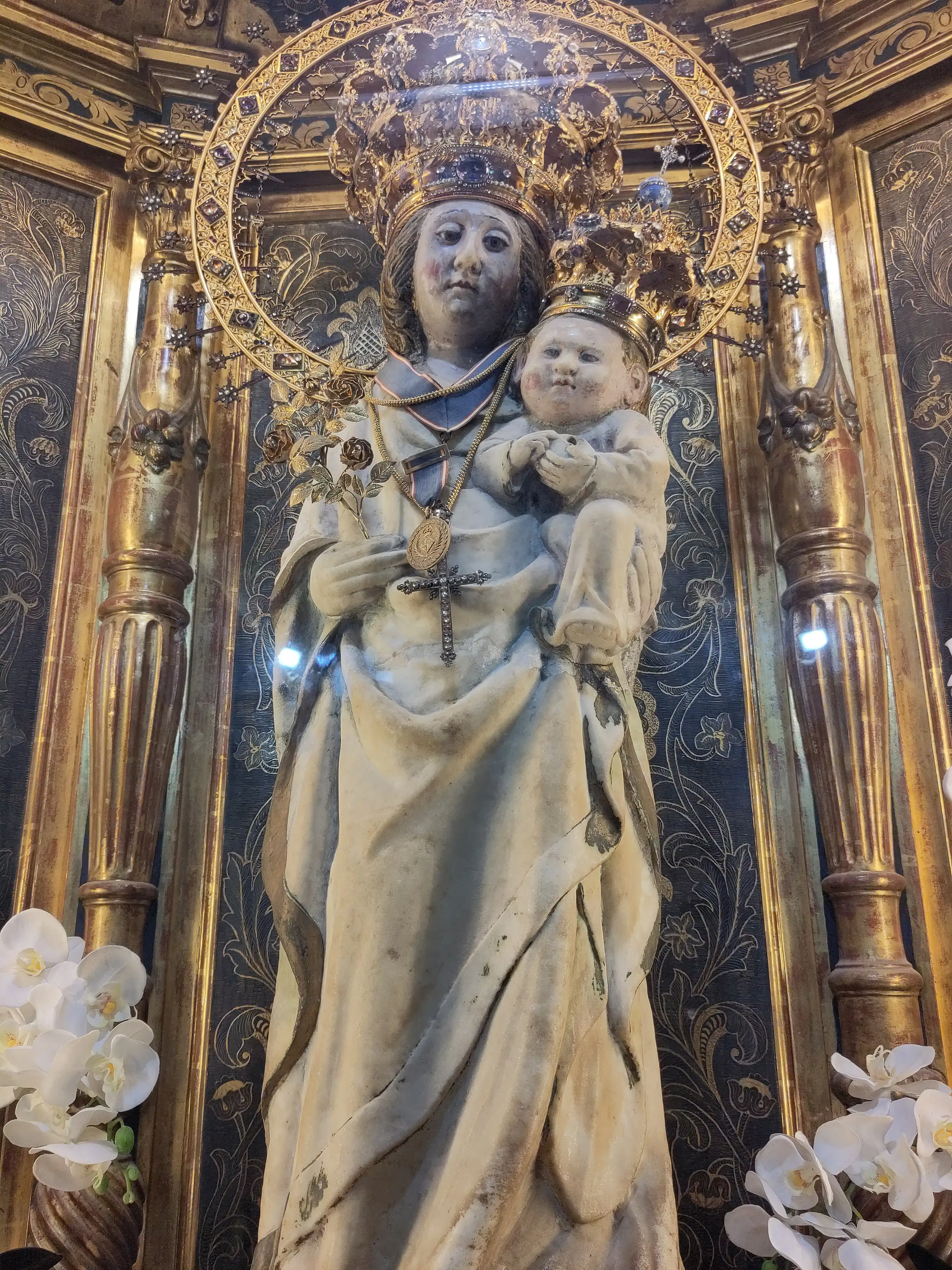 Imagen de la Virgen de la Salud, patrona de Palma de Mallorca.