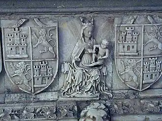 Detalle del sepulcro de María de Molina