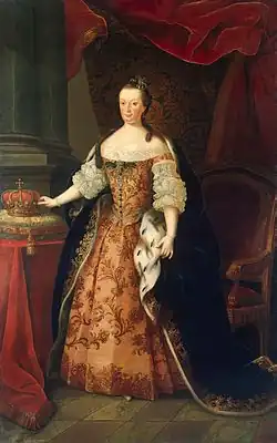 La reina Mariana Victoria.