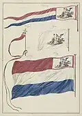 Banderas de la República de Batavia.