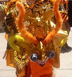 Máscara de un diablo menor