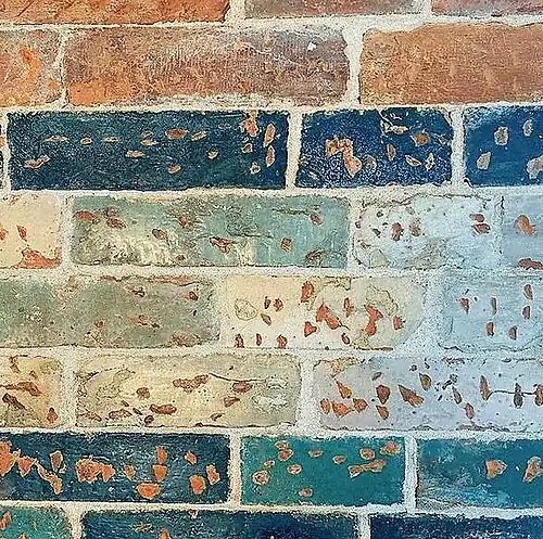 Ladrillos vidriados de Santa Maria del Popolo, XI siglo.