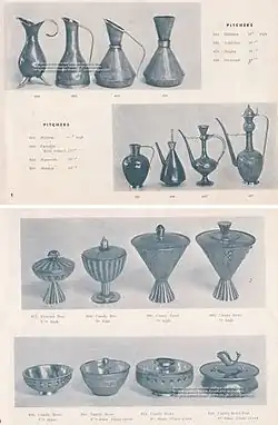 Diseño de objetos de uso Art Déco de Maurice Ascalon, Pal-Bell, 1939-1950.