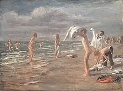 Max Liebermann — Chicos bañándose
