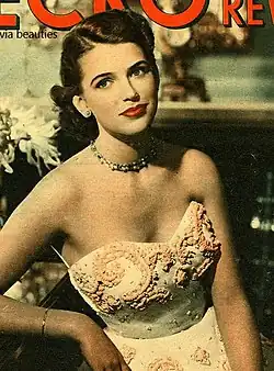 Miss Mundo 1952 May-Louise Flodin Suecia Suecia.