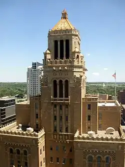 El campanario del edificio