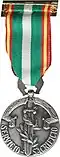 Medalla de Plata, reverso