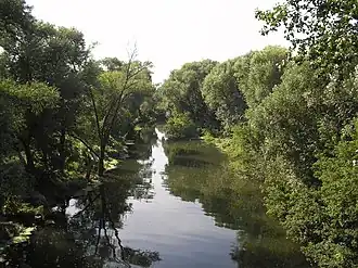 El río Medvéditsa a su paso por Atkarsk