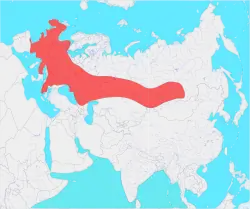 Distribución de M. giganteus durante el Pleistoceno tardío