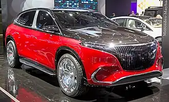 Concepto Maybach en el Salón del Automóvil de Fráncfort de 2021.