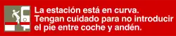 Estación en curva