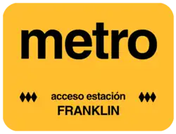 Letrero utilizado en los accesos a la estación hasta 1997.