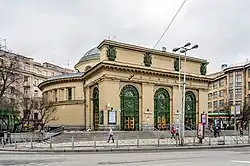 Pabellón de la estación de Narvskaia