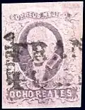 Ocho reales 1856, Puebla