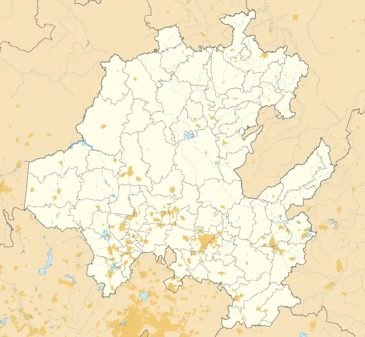 Pachuca de Soto ubicada en Hidalgo