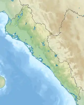 Presa Bacurato ubicada en Sinaloa