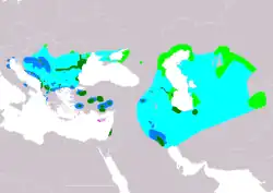 Distribución de Microcarbo pygmaeus