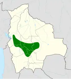 Distribución geográfica de la monterita acollarada (excluyendo la subespecie pectoralis).