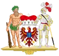 Escudo menor de la Provincia de Brandeburgo en Prusia