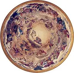 Fresco de la cúpula de la Iglesia de Val-de-Grâce, La Gloria de los Bienaventurados.