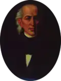 Lideró a los pobres, Miguel Hidalgo y Costilla 1753-1811 (jesuita), en 1810 (con "Mueran los gachupines", como llamaban los españoles criollos a los recién llegados). En 1820 se rebela el capitán masón Rafael del Riego con las primeras tropas destinadas a luchar en América (15&nbsp;000 veteranos, en América sólo había 4000), obligando al rey a firmar la constitución, es el trienio liberal, las logias masónicas luchan por el poder. En 1820 Portugal lucha contra la ocupación inglesa.