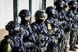 Tropas antiterroristas del Ejército Brasileño.