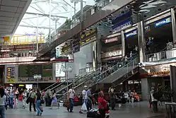 Entrada de la estación.