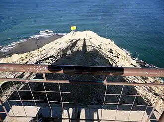 Mirador que da hacia el extremo de Punta Marqués.