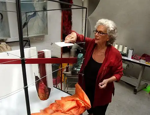 Mireya Baglietto trabajando en la Estación Núbica.