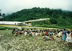 De Havilland Canadá DHC-6 Twin Otter de Mission Aviation Fellowship en Selbang, Papúa Nueva Guinea (1994)