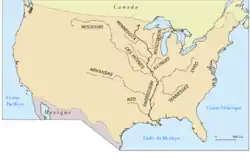 Río Misuri, el principal afluente del Misisipi