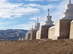 Exterior del monesterio de Erdene Zuu