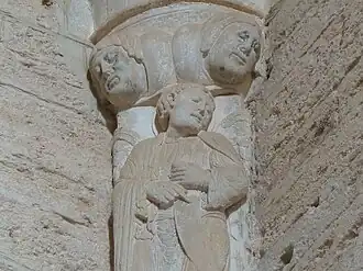 La cabeza humana simboliza a San Mateo