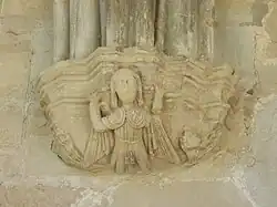 Detalle del claustro del monasterio de la Oliva.