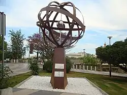 Monumento "Milla Cero" en Sevilla de 2010.