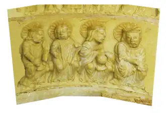 Arquivolta 1 Dovela 2 del Tímpano (siglo XII)