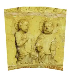 Arquivolta 1 Dovela 3 del Tímpano (siglo XII).