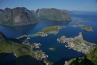 Reine visto desde Reinebringen