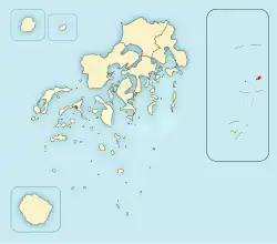 Hunga ubicada en Motu