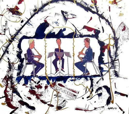 Mozart Divertimento para 3 cornos di bassetto (Kay Lipton - "Art Informed By Music")