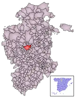 Localización del Valle de las Caderechas