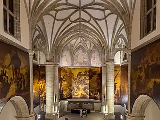 Antigua iglesia del convento, decorada por Josep Maria Sert