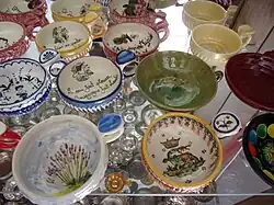 Catavinos franceses de loza fina.