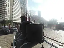 Vista desde la locomotora hacia Libertador